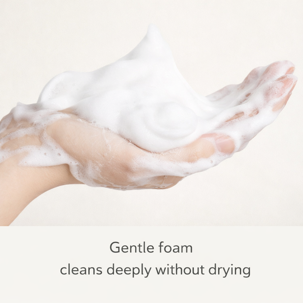 Green Tea Facial Cleanser – Gentle Deep Cleansing Foam (1.76 oz)